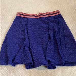 Blue skirt